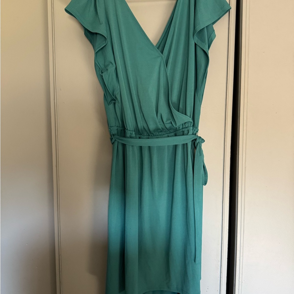 Ava & Viv Teal High Low Dress